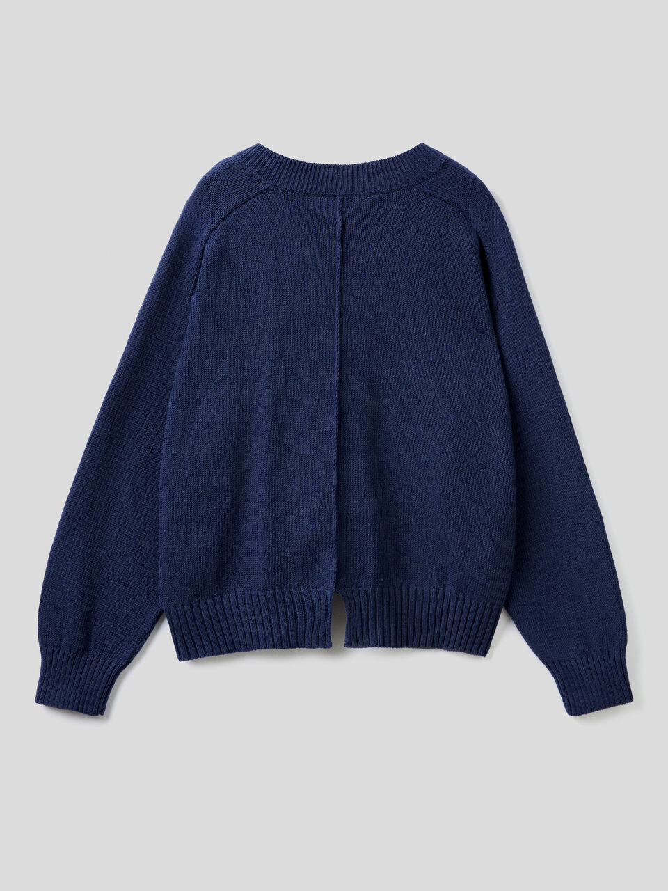 Sweater in recycled cotton blend image number 2