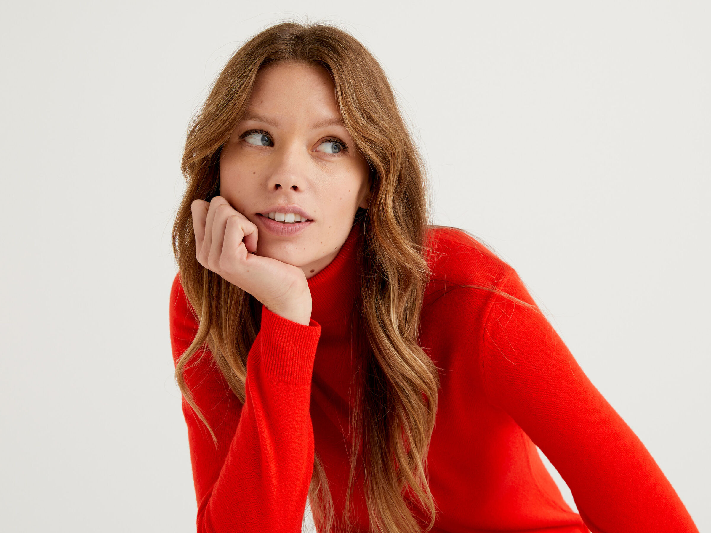Turtleneck sweater in pure virgin wool image number 4