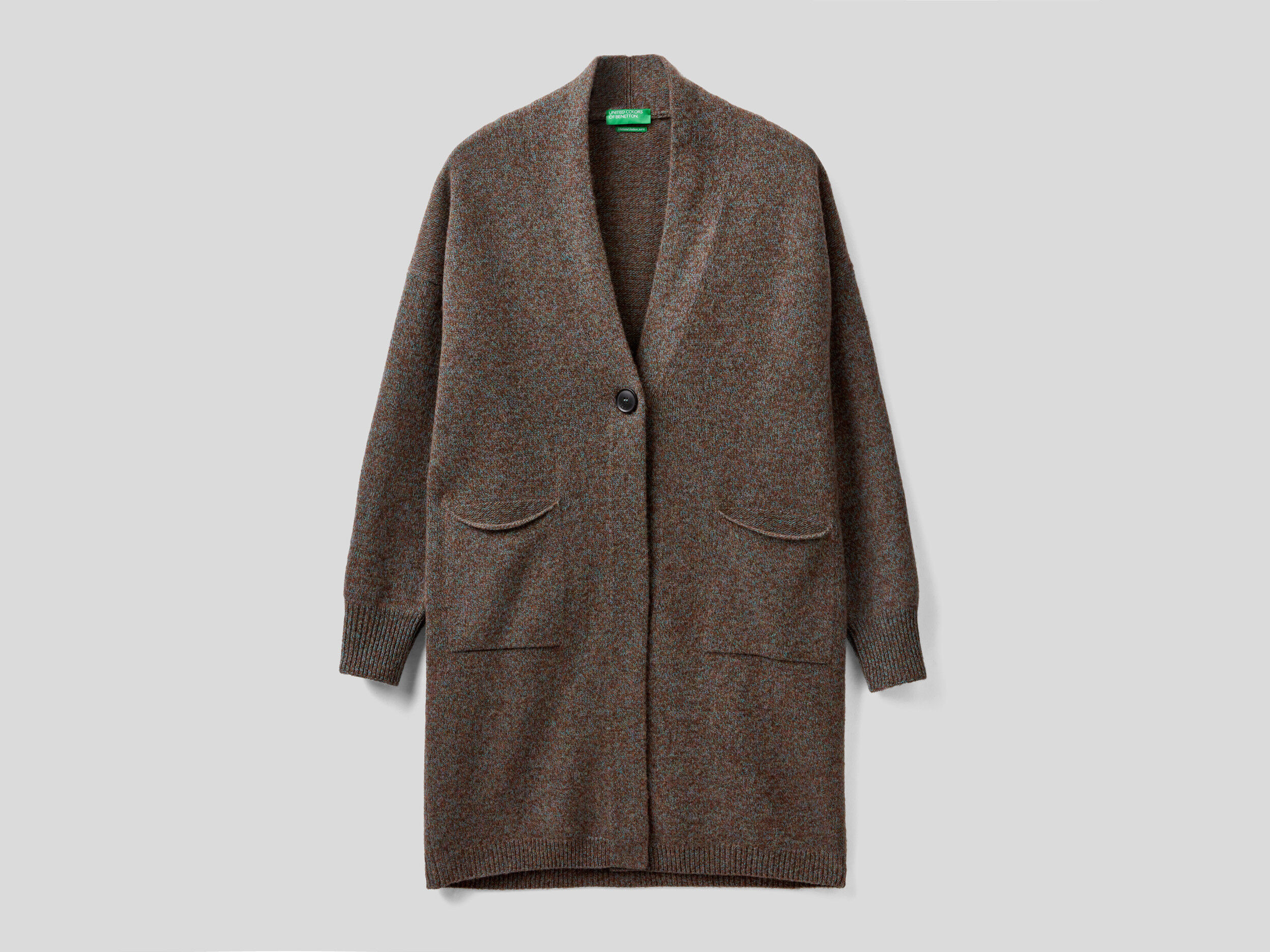 Uniqlo melange wool top coat