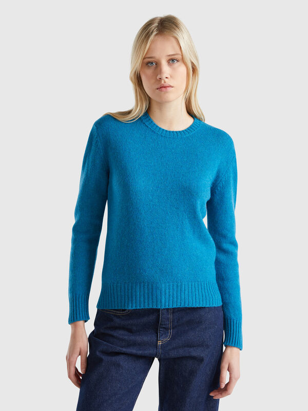 Sweater in pure Shetland wool Women