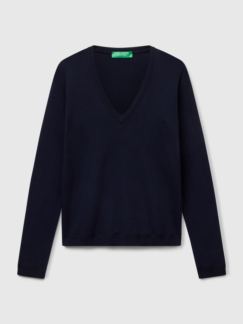 V NECK SWEATER L/S Women image number 1