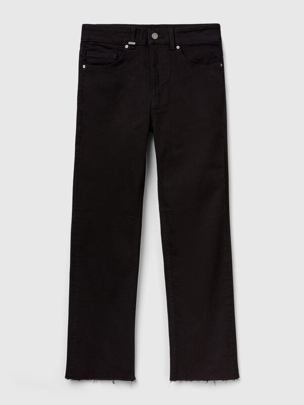 Cropped cotton jeans  Cropped cotton jeans  Women