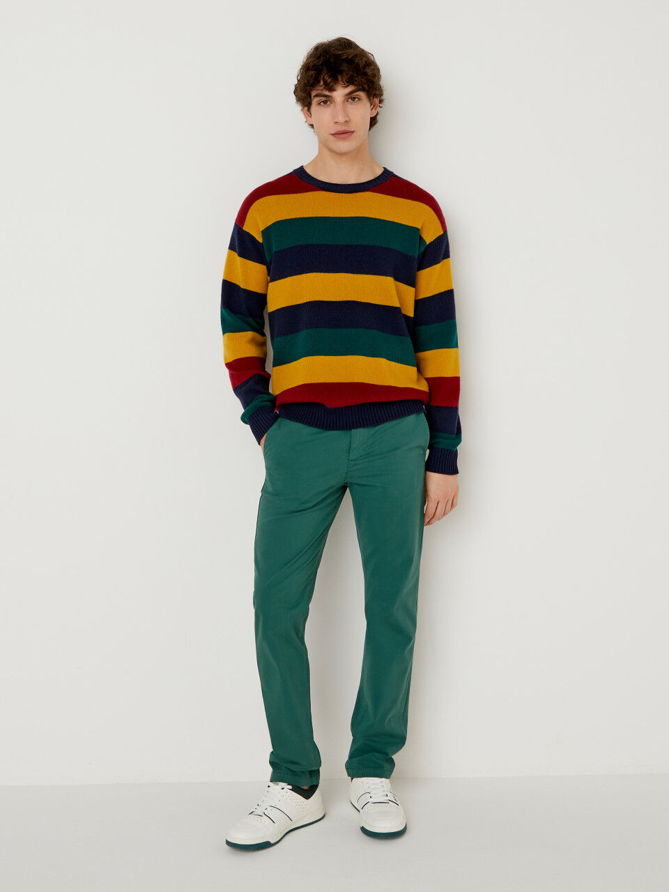 United Colors Of Benetton Casual Trousers  Buy United Colors Of Benetton  Solid Trousers Online  Nykaa Fashion