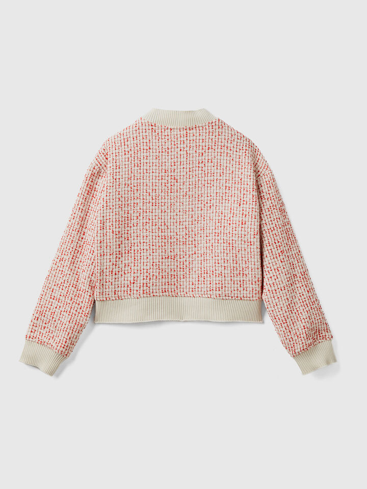Bomber in tweed image number 2