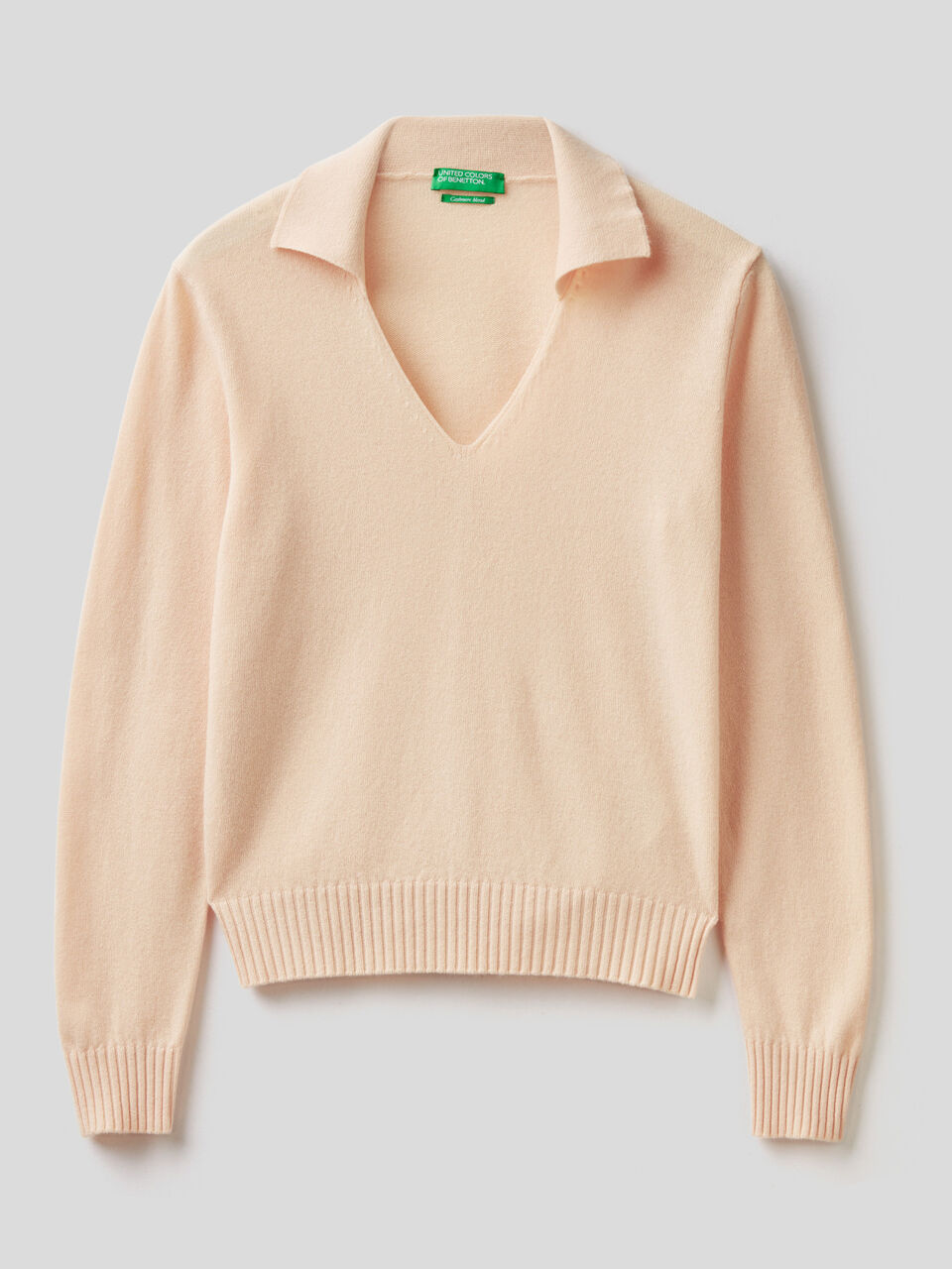 Polo in wool and cashmere image number 1