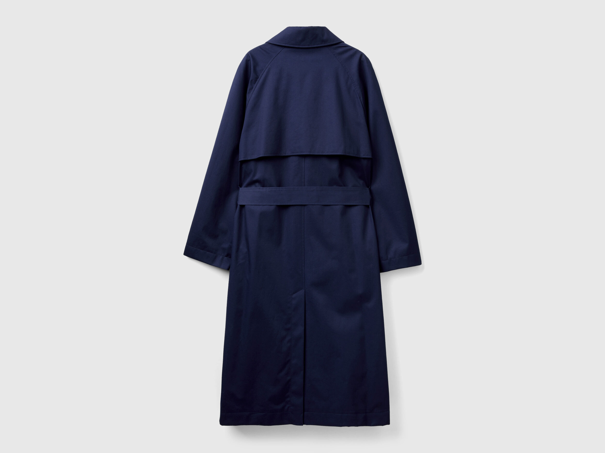 Benetton mid length hidden double breasted coat cheap