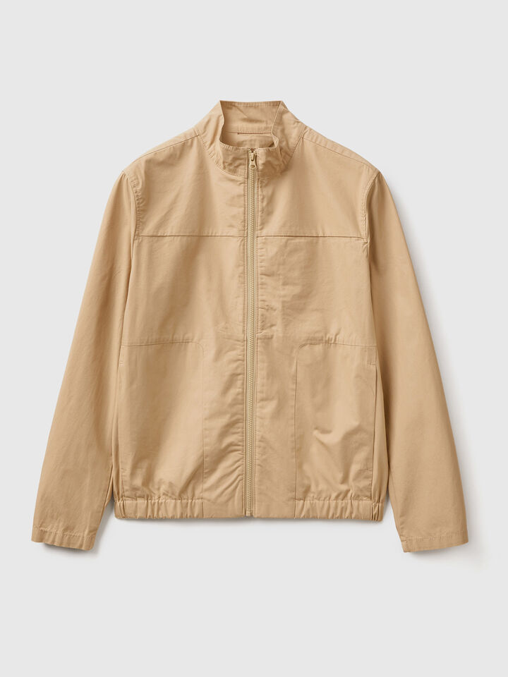 Lightweight jacket with zip image number 1