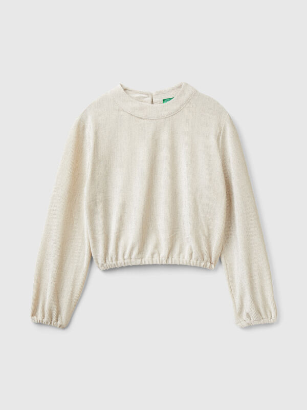 Sweatshirt with lurex Junior Girl
