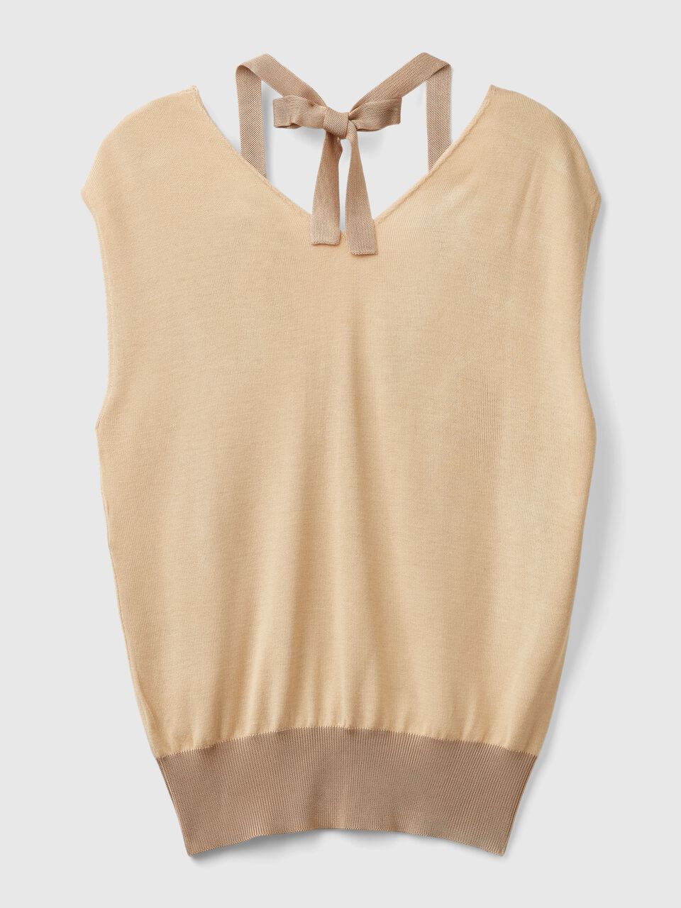 V NECK SWEATER H/S Women image number null