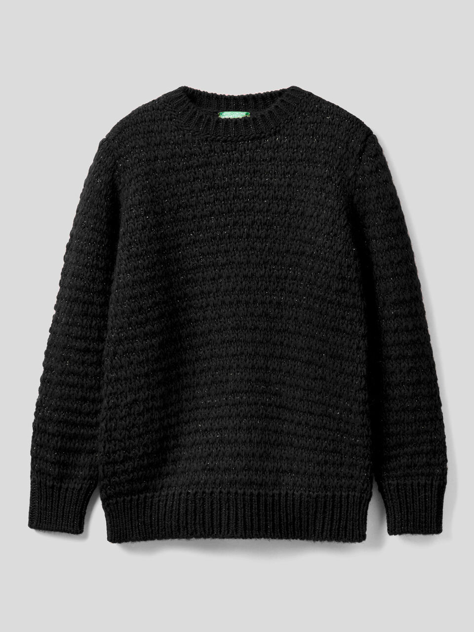 Knit sweater with lurex image number 1