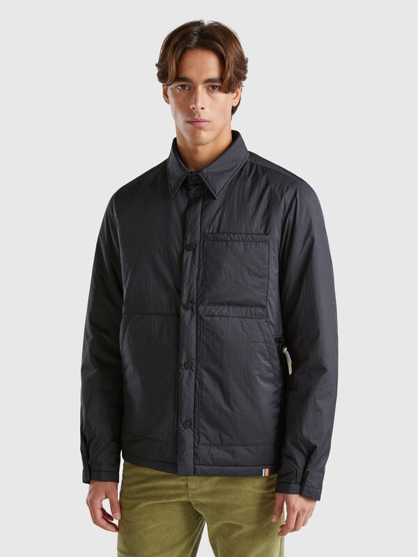 Slim fit nylon jacket Men