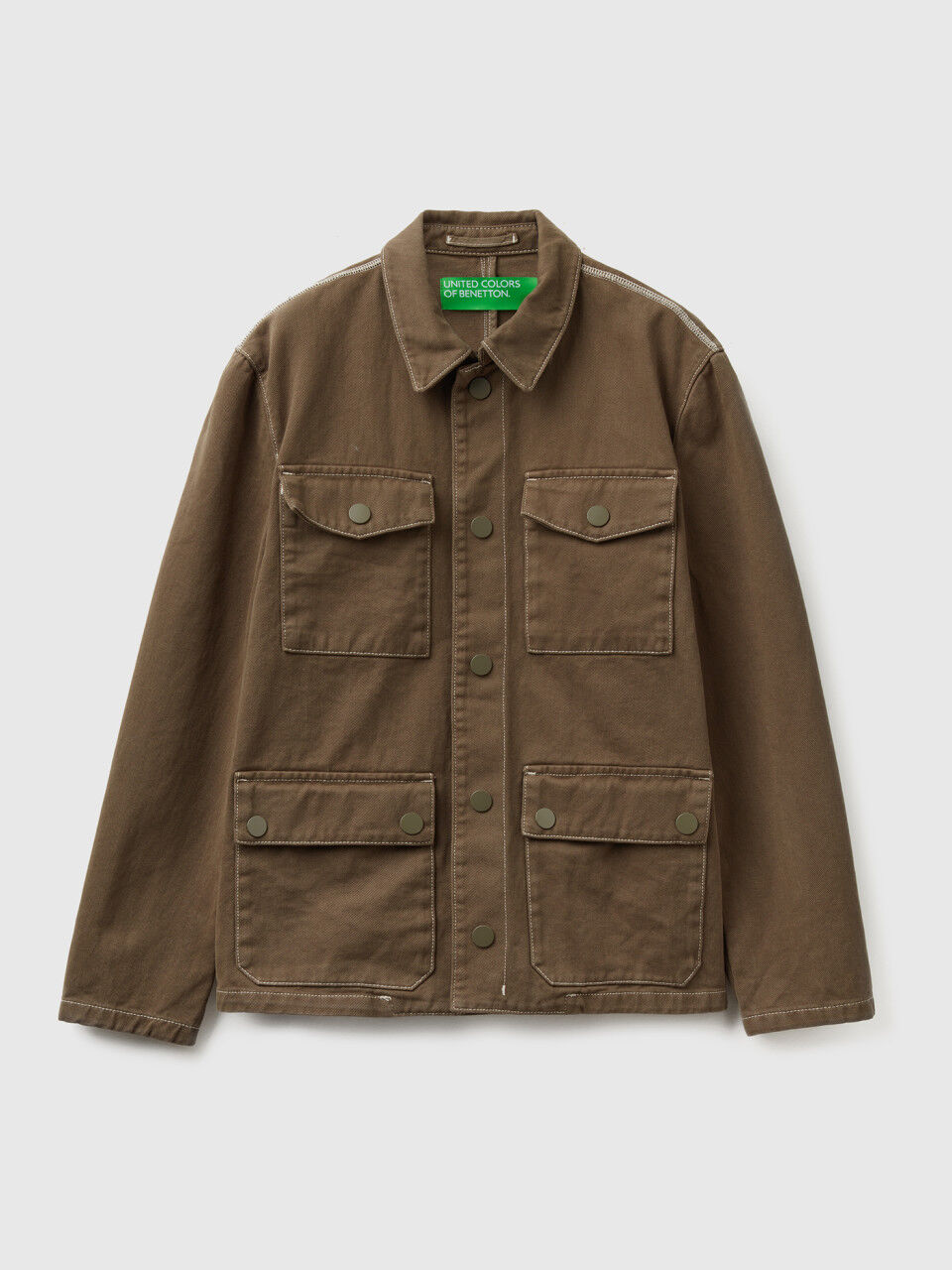 United colors of benetton green sale jacket