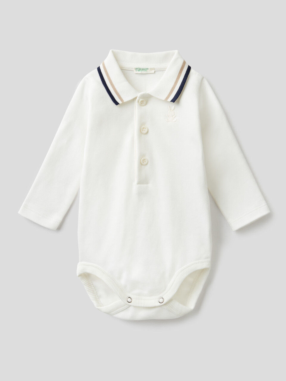 100% cotton polo bodysuit