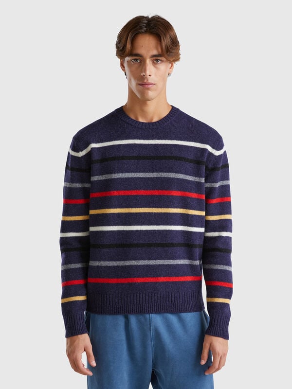 Sweater in pure Shetland wool Men