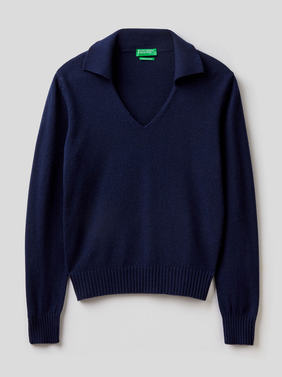 Polo in wool and cashmere image number 1