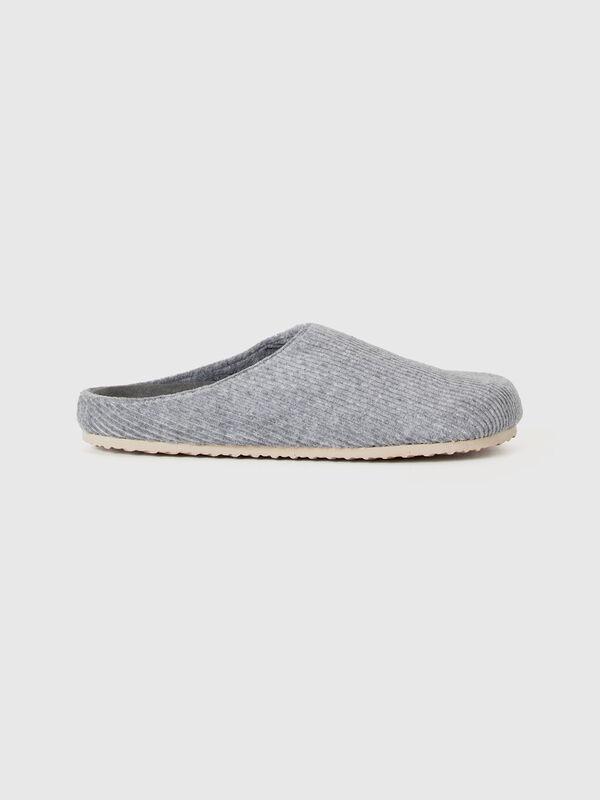Slippers in cotton blend
