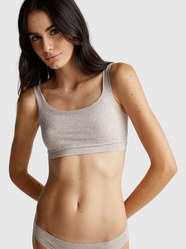 Brassiere in super stretch cotton Women