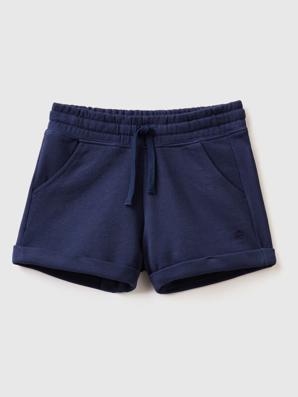 100% cotton sweat shorts Junior Girl