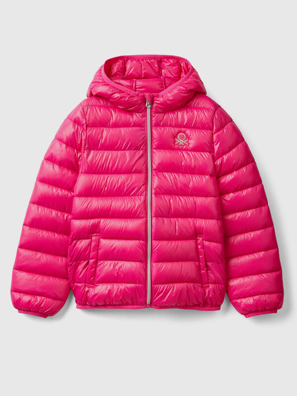 Puffer jacket with hood Junior Girl