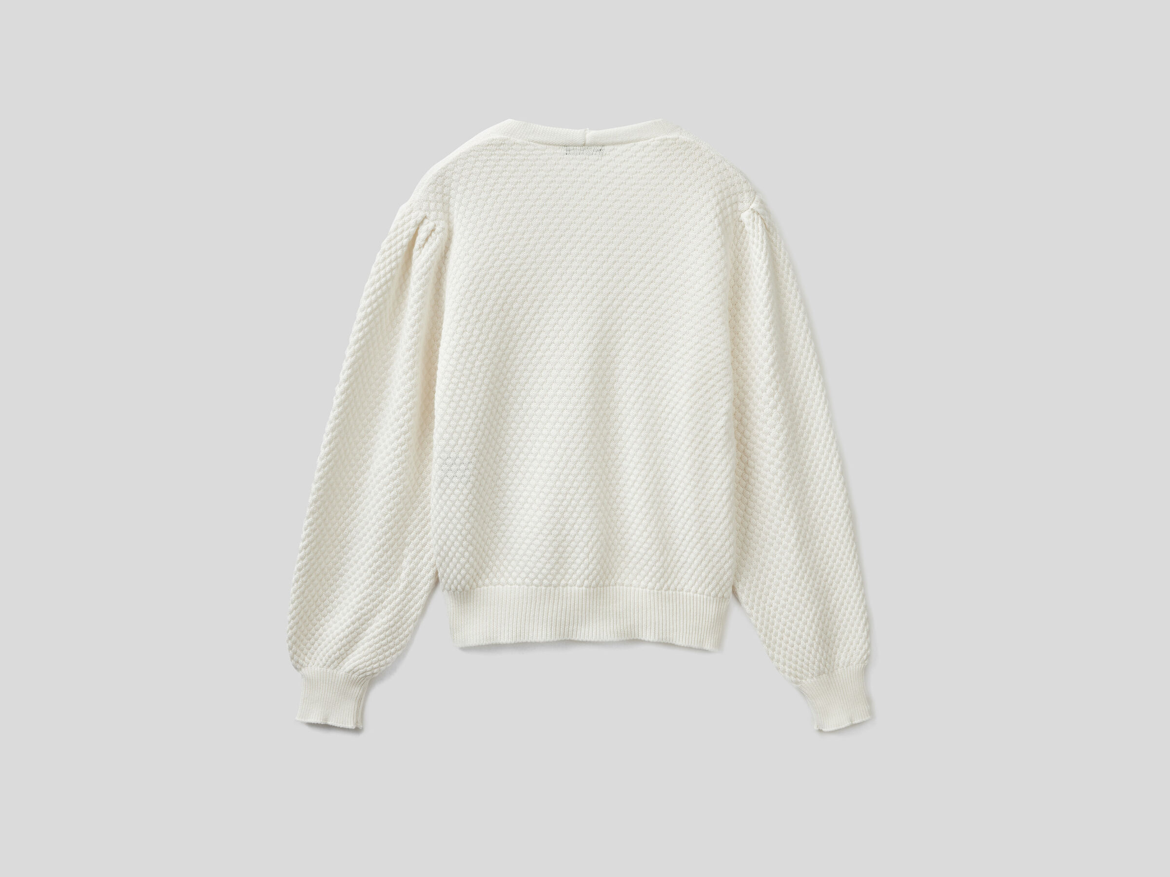 Short cardigan in cotton tricot image number 5