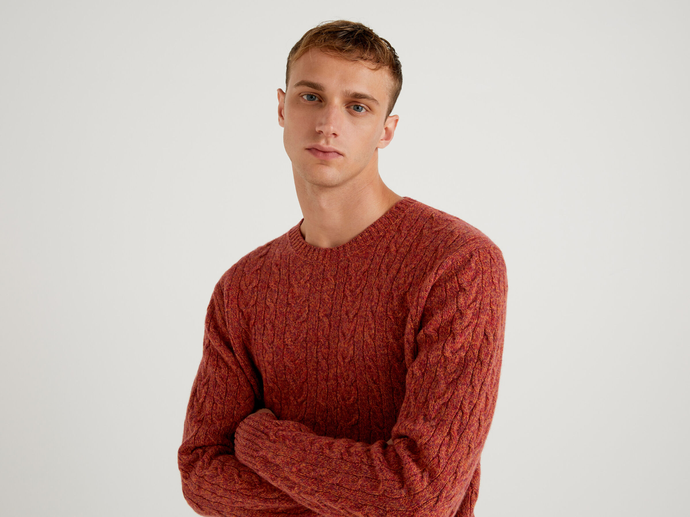 Sweater in pure Shetland wool image number 3