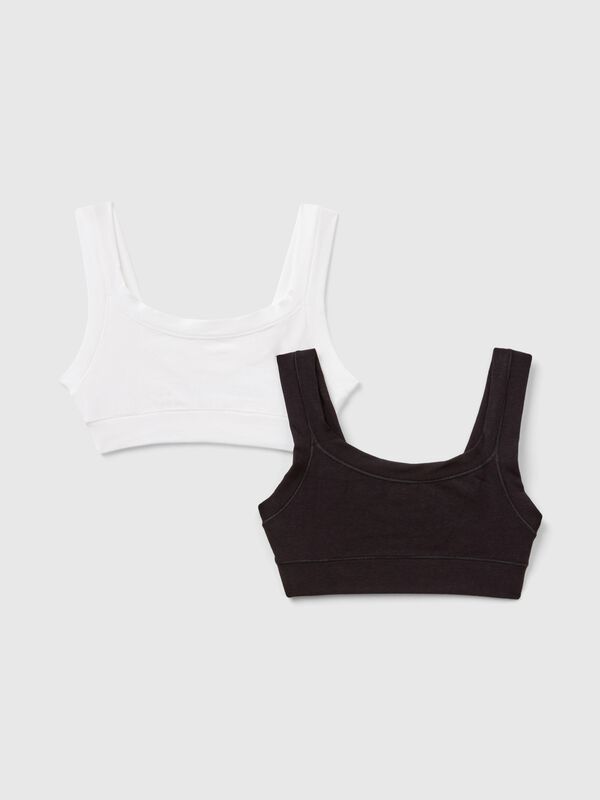 Two super stretch cotton tops Junior Girl