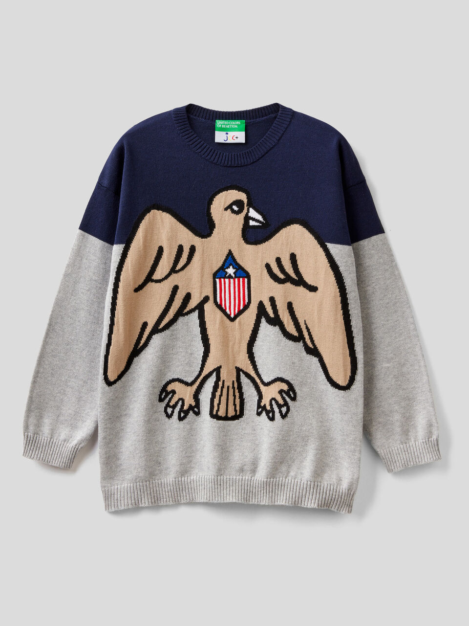 JCCxUCB sweater with eagle image number 1