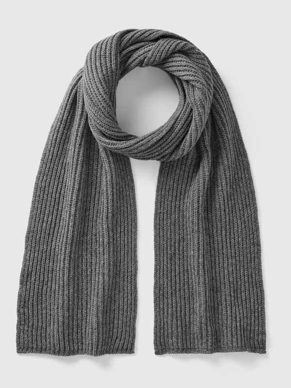 Pure virgin wool scarf Men