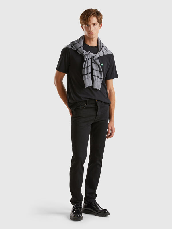 Five pocket slim fit jeans Men