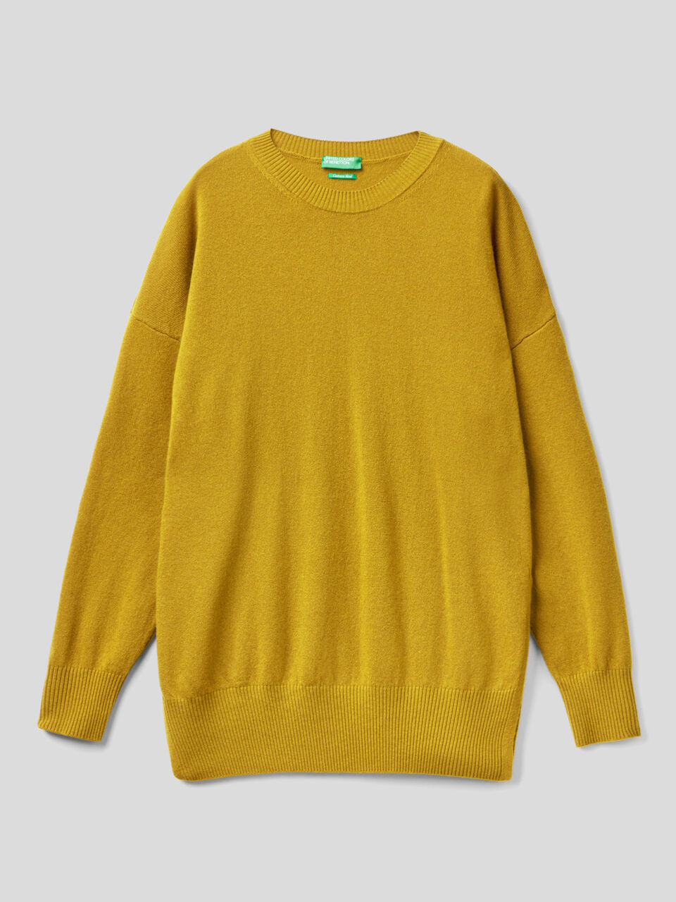 Oversized sweater with slits image number 1
