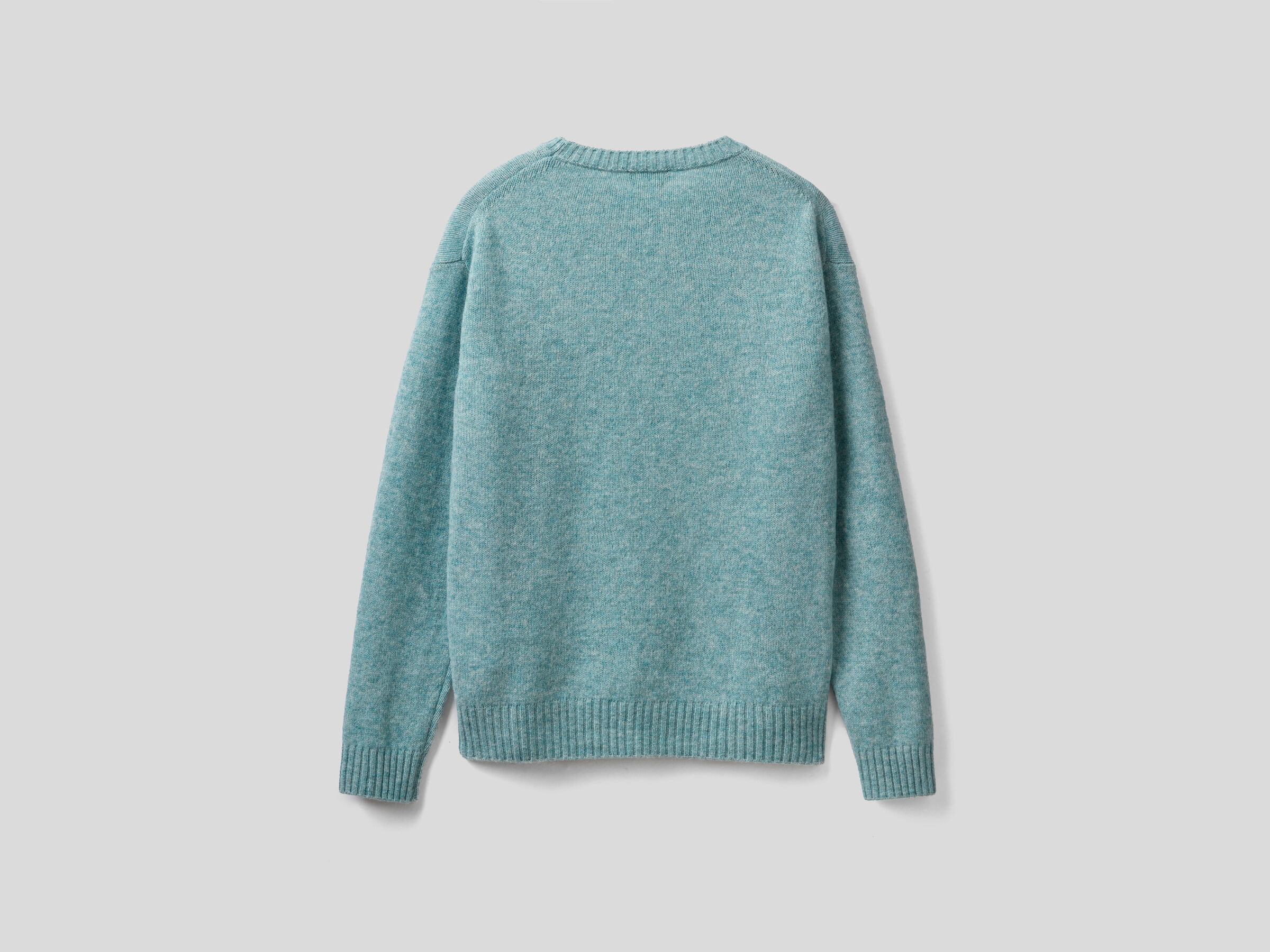 Crew neck sweater in pure Shetland wool image number 6