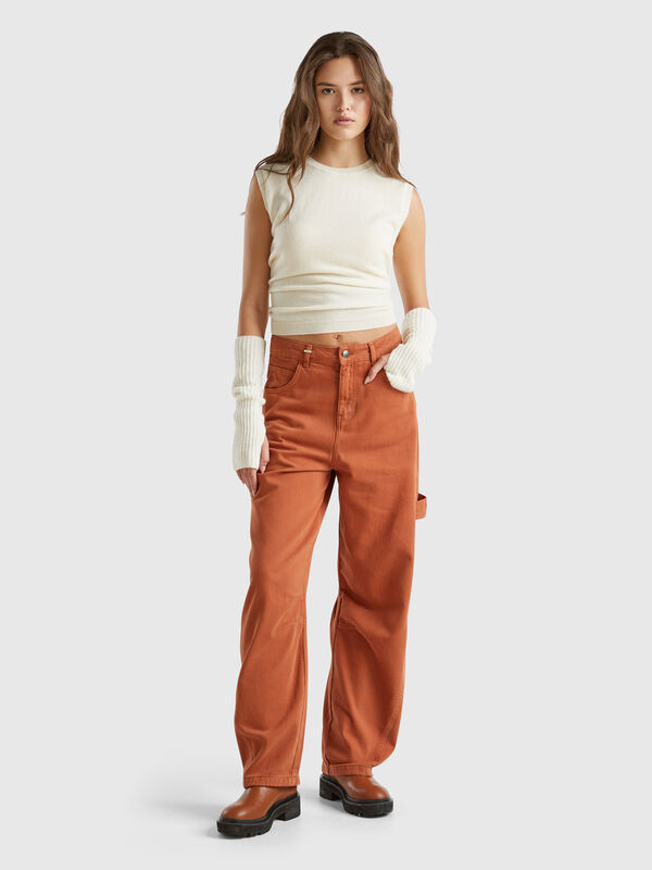 Baggy fit trousers Women