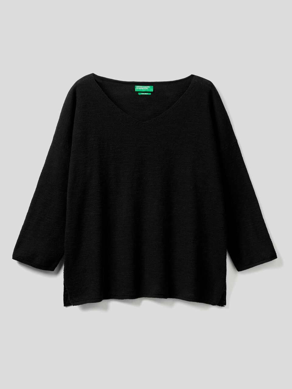 Sweater with 3/4 sleeves image number 1