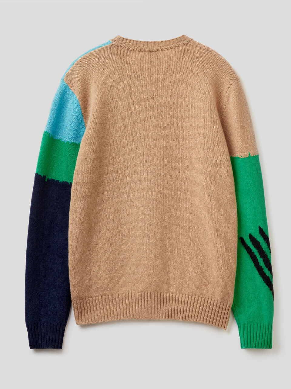 JCCxUCB patchwork sweater image number 2