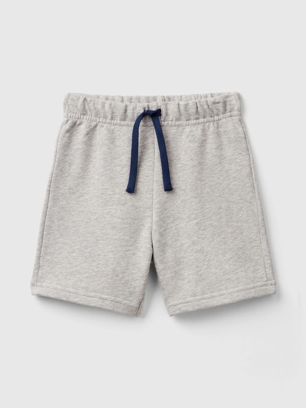 Bermuda shorts in cotton fleece Junior Boy