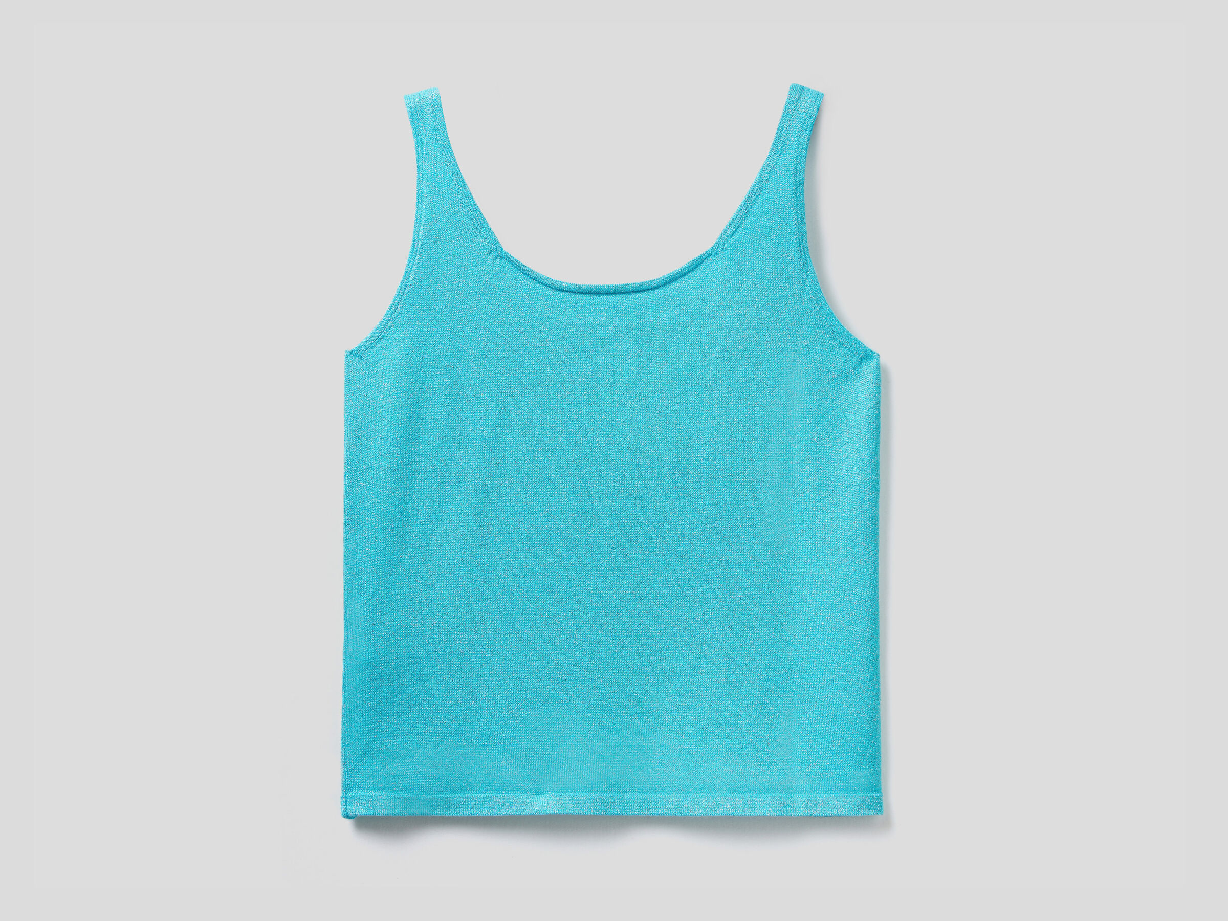 Tank top in viscose and lurex image number 5