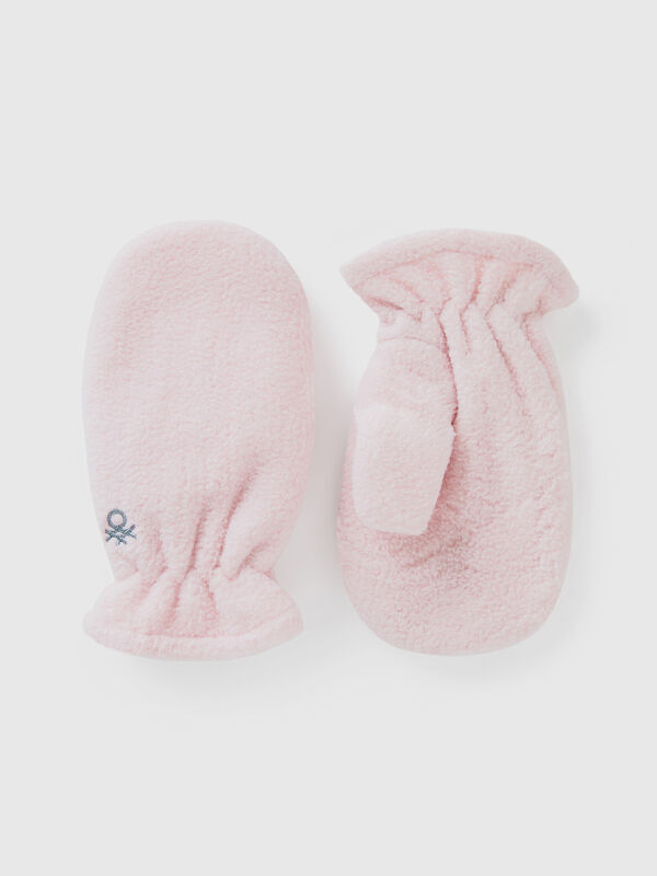 Mittens in lined fleece Junior Boy
