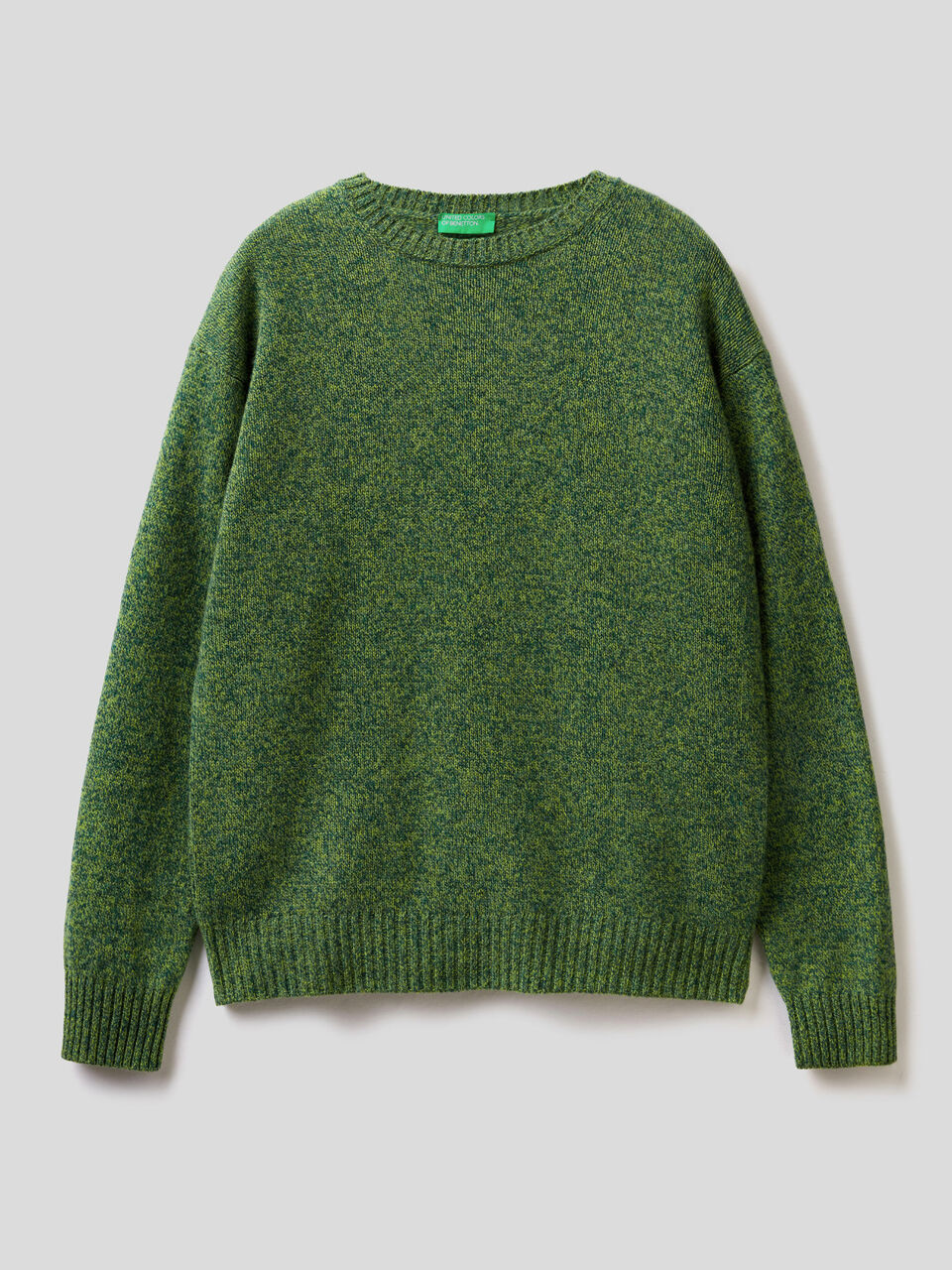 Crew neck sweater in pure Shetland wool image number 1