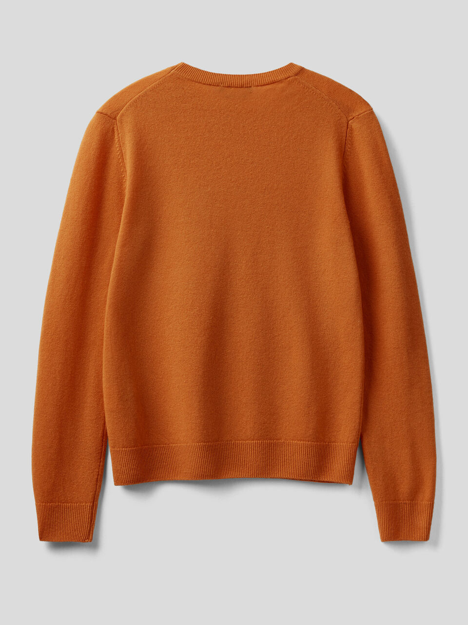 Crew neck sweater in pure virgin wool image number 2