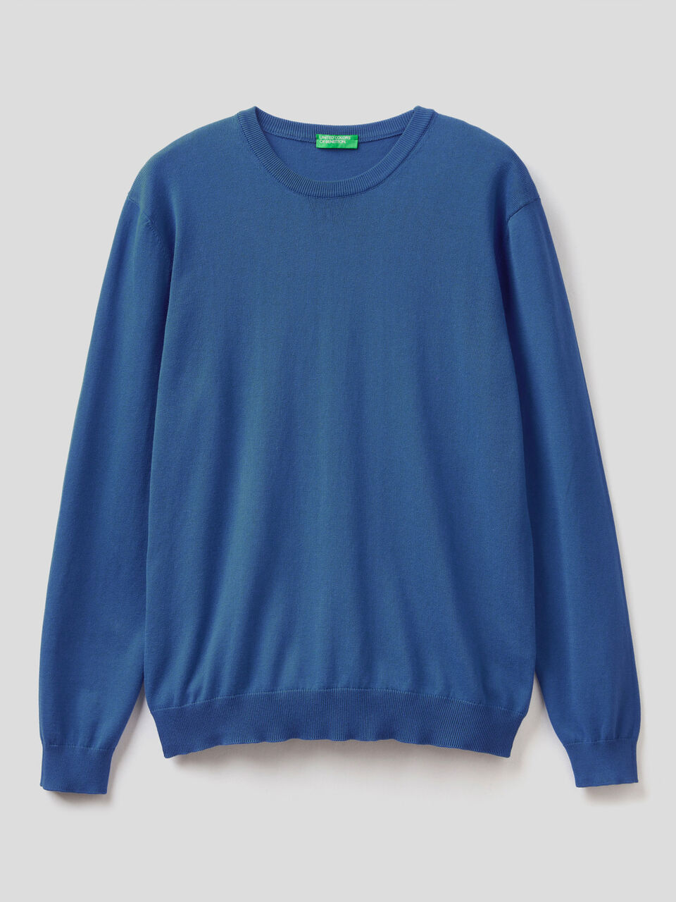 100% cotton crew neck sweater image number 1