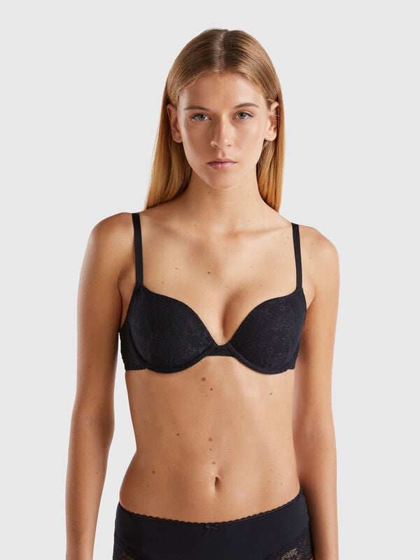 Push up bra in stretch lace  Women