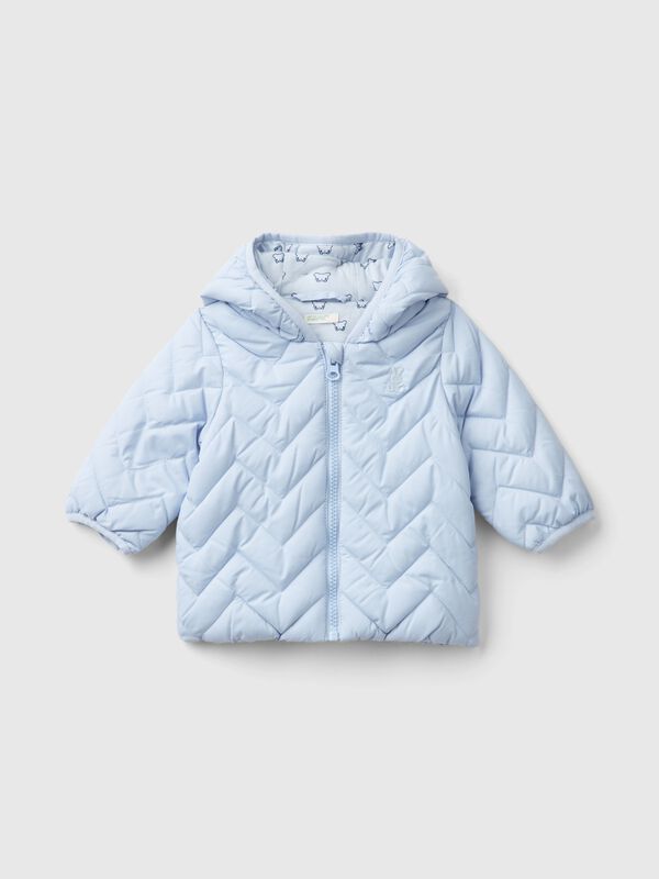 Padded puffer jacket with ear flaps New Born (0-18 months)