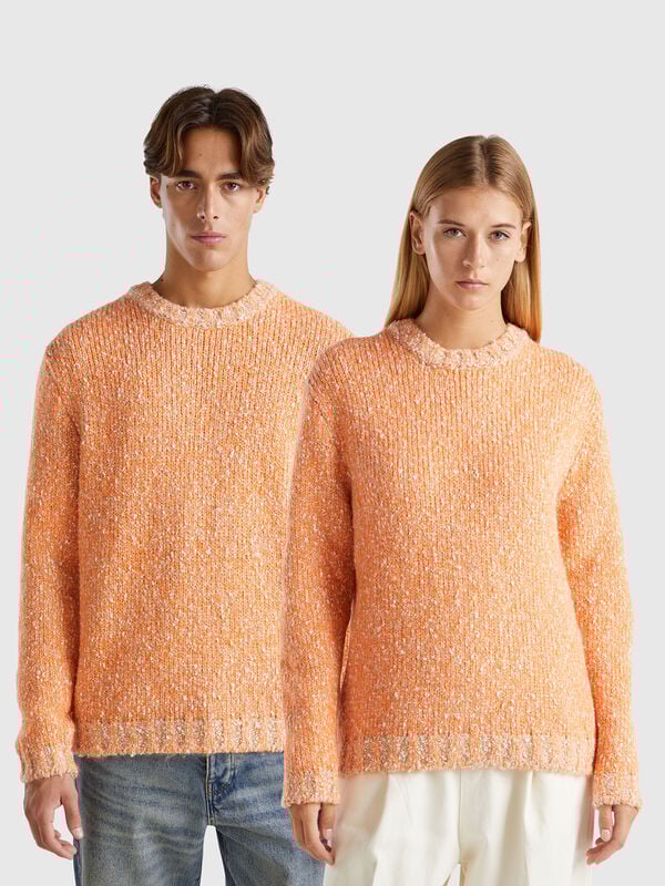 Reversible mohair blend sweater Men