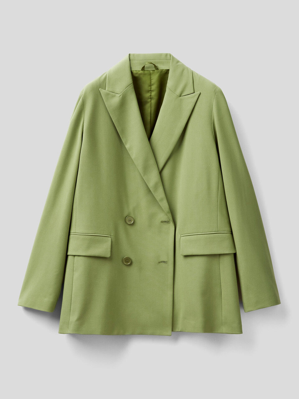 H and m best sale green blazer