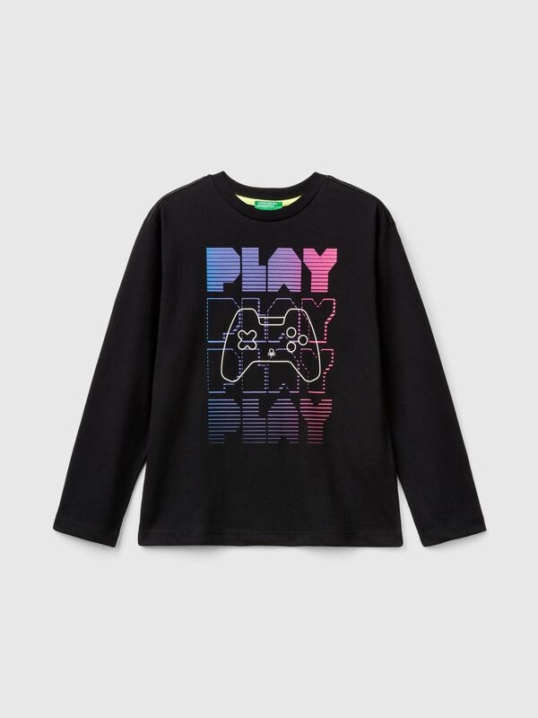 Gamer t-shirt in cotton blend Junior Boy