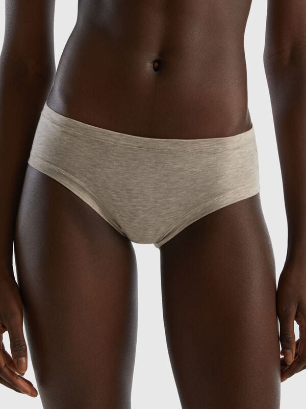 High-rise underwear in super stretch organic cotton Women