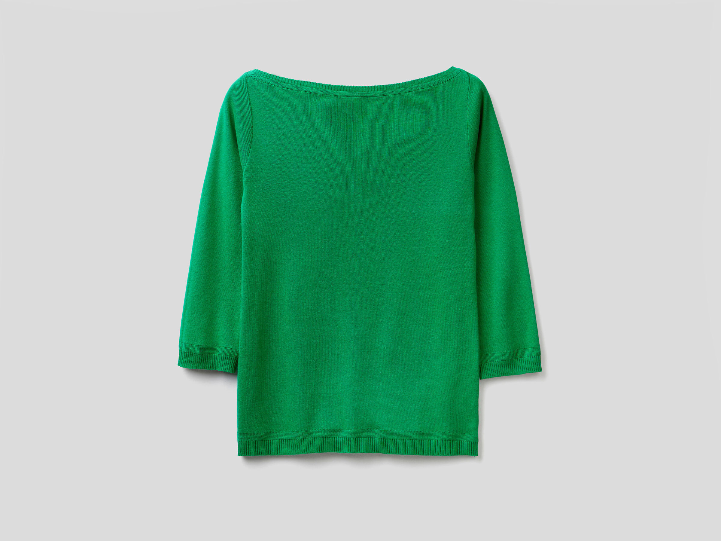 100% cotton boat neck sweater image number 4