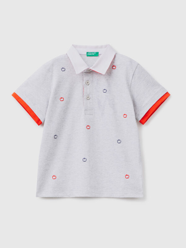 Rugby polo with fruit pattern Junior Boy