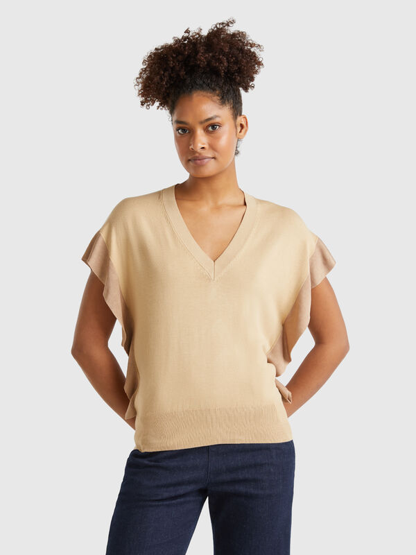 Sweater with draping Women
