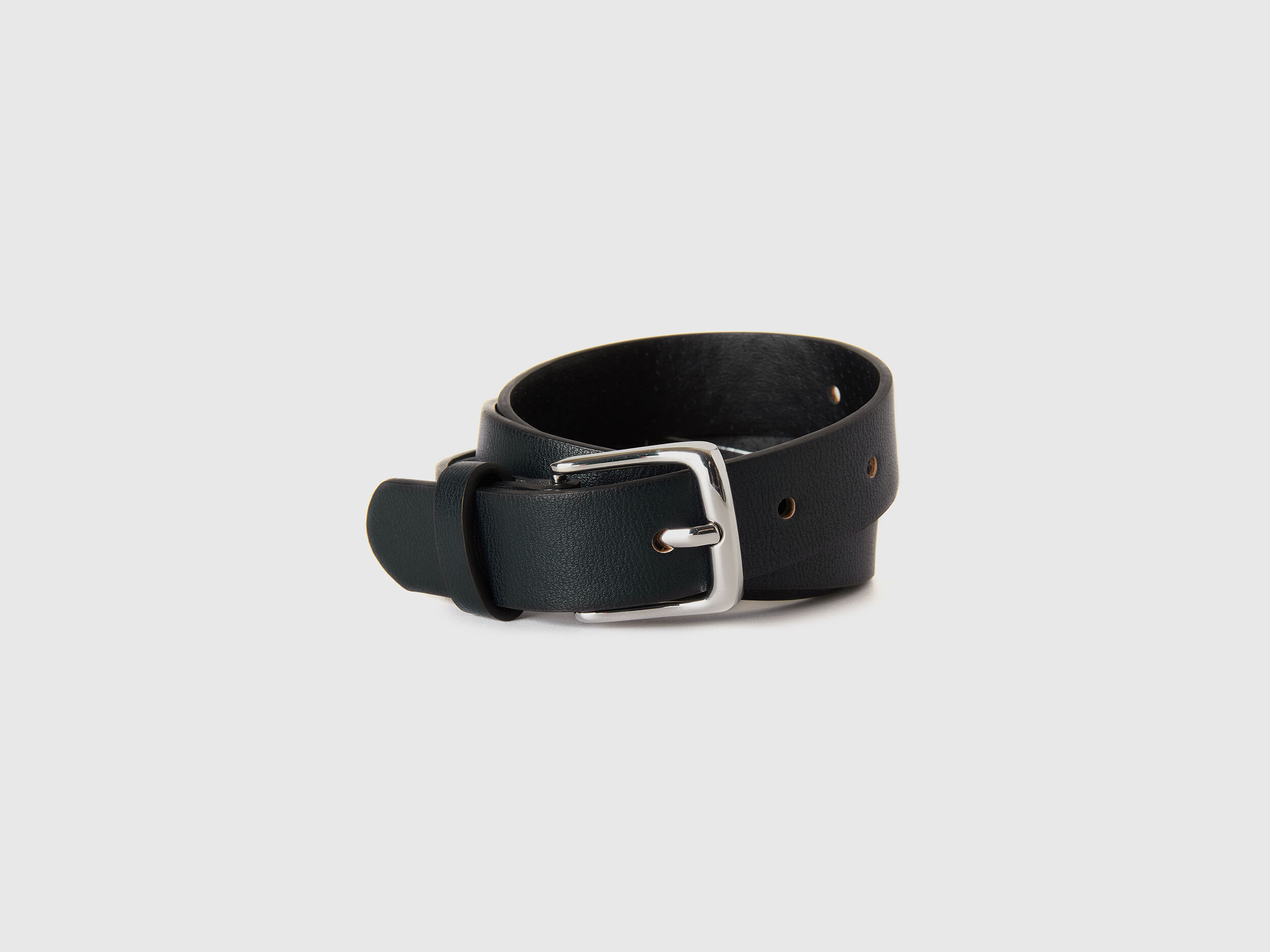 Classic belt with buckle, Black - Benetton